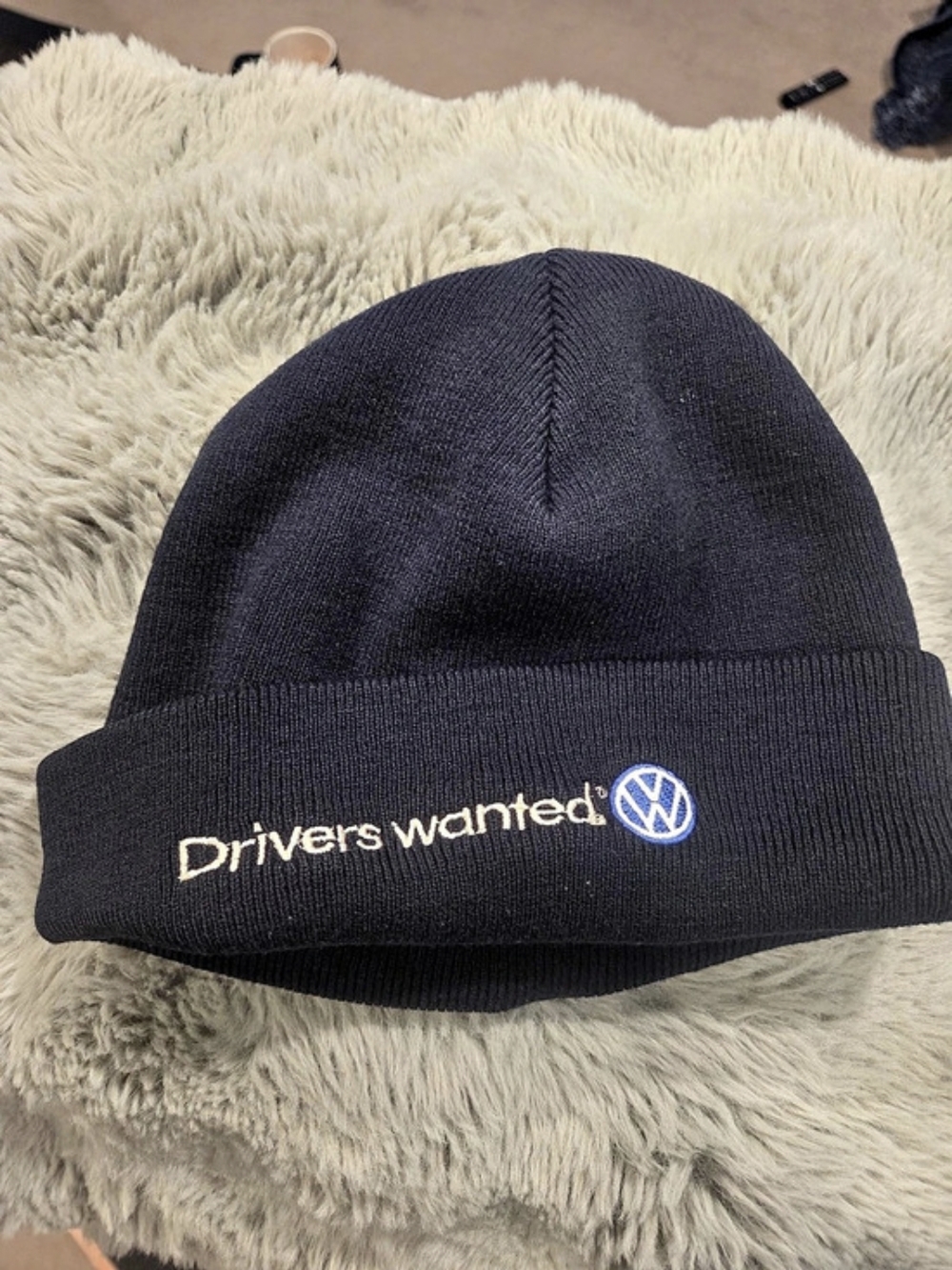 Volkswagen Drivers Wanted Knit Beanie Black - 1990s - VW - K2 Active Lifestyle